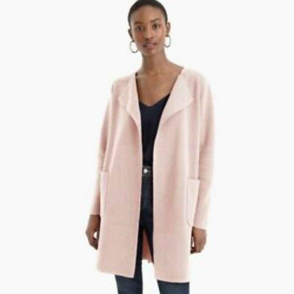 J.Crew "Juliette Collarless Sweater Blazer"